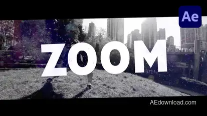 Grungey Zoom Title Titles template preview
