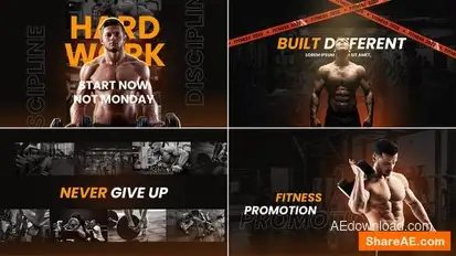 Gym Fitness Opener Openers template preview