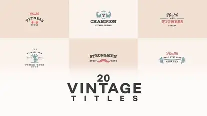 Gym Title Titles template preview