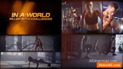 Gym Workout Sport Promo Openers template preview