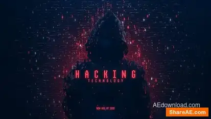 Hacker Logo Reveal Logo Stings template preview