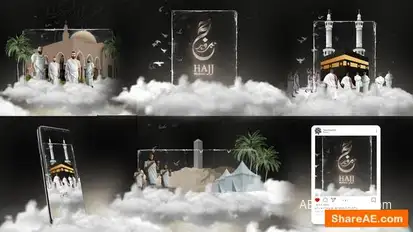 HAJJ MABROOR Openers template preview