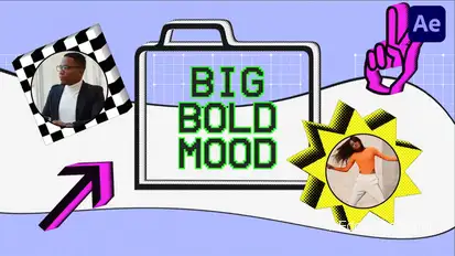 Halftone Madness Intro Openers template preview