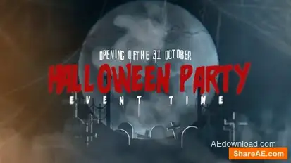 Halloween Event Time Openers template preview