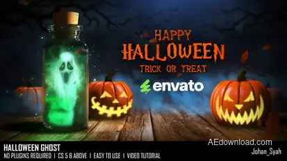 Halloween Ghost Openers template preview