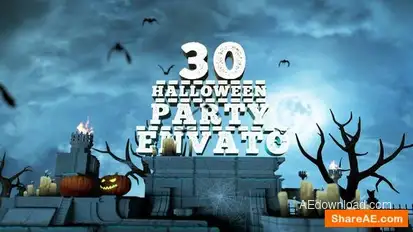 Halloween Greetings Card Openers template preview