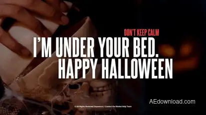 Halloween Headlines Titles template preview