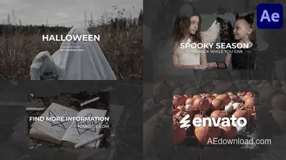 Halloween Horror Opener for After Effects Openers template preview