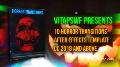 Halloween Horror Transitions broadcast-packages template preview