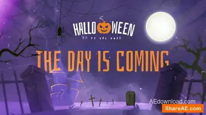 Halloween Intro Openers template preview