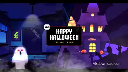 Halloween Intro Openers template preview