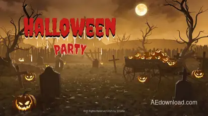 Halloween Intro Titles template preview