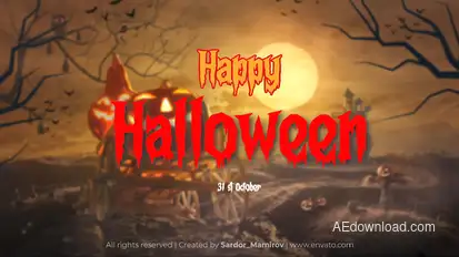 Halloween Intro | Happy Halloween 2025 Openers template preview