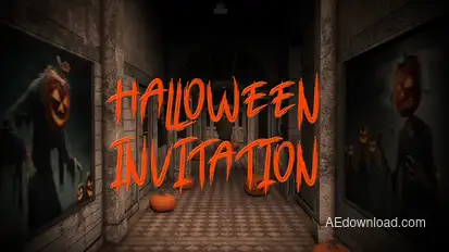 Halloween Invitation Openers template preview
