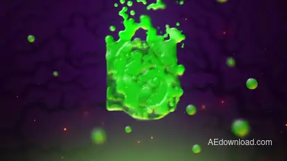 Halloween Liquid Logo Reveal Logo Stings template preview