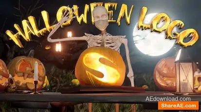 Halloween Logo Logo Stings template preview