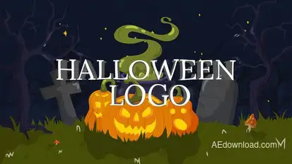 Halloween Logo Logo Stings template preview