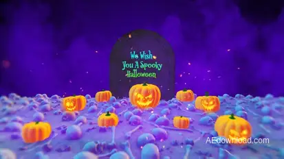 Halloween Logo Logo Stings template preview