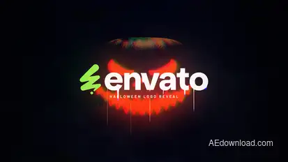 Halloween Logo Reveal Logo Stings template preview