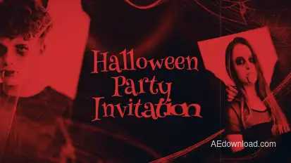 Halloween Party Invitation Openers template preview