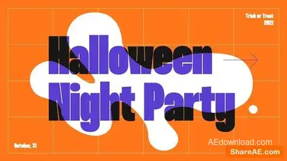 Halloween Party Promo Openers template preview