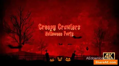 Halloween Party Promo Openers template preview