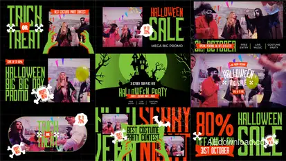 Halloween Promo Openers template preview