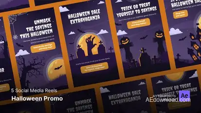 Halloween Promo - Social Media Reels Product Promo template preview