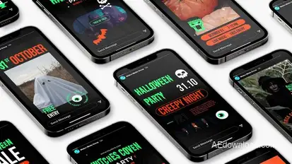 Halloween Promo Stories Product Promo template preview