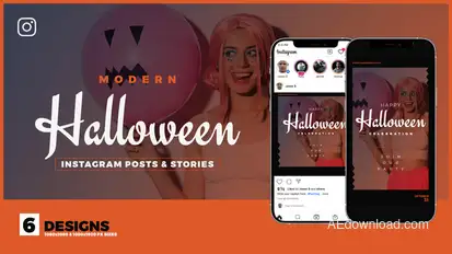 Halloween Sale Instagram Promo B133 Product Promo template preview