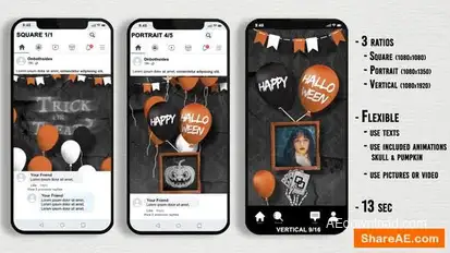 Halloween Social Media Opener Openers template preview