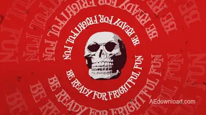 Halloween Spooky Intro Logo Stings template preview