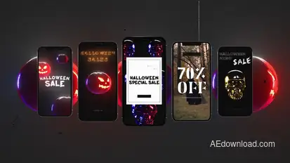 Halloween Stories Product Promo template preview