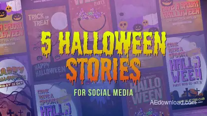 Halloween Stories Openers template preview
