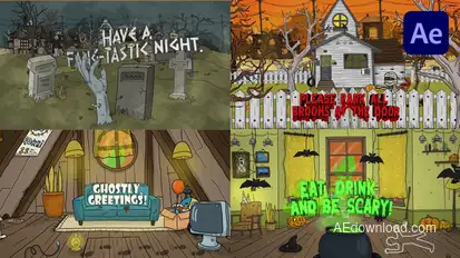 Halloween Titles Titles template preview