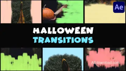 Halloween Transitions | After Effects Elements template preview