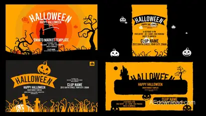 Halloween Ver_03 Titles template preview