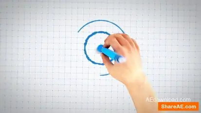 Videohive Hand Drawing Blueprint Logo Reveal – Premiere Pro Logo Stings template preview