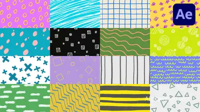 Hand Drawn Background | After Effects Elements template preview