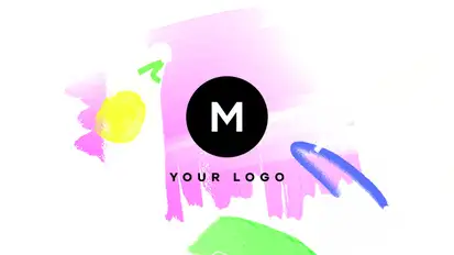 Hand Drawn Brush Logo Logo Stings template preview