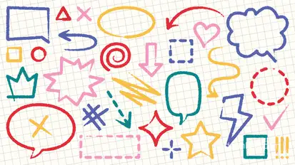 Hand Drawn Doodle Pack Infographics template preview