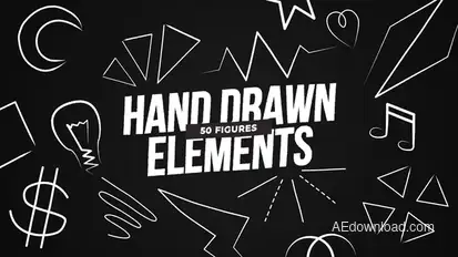 Hand Drawn Elements Elements template preview