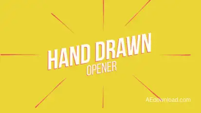 Hand Drawn Opener Openers template preview