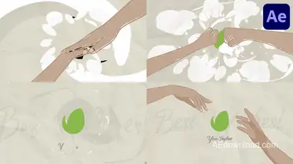 Hands Logo | After Effects Logo Stings template preview