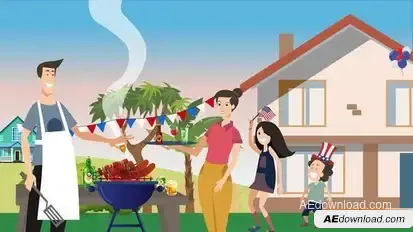 Happy 4th of July Openers template preview