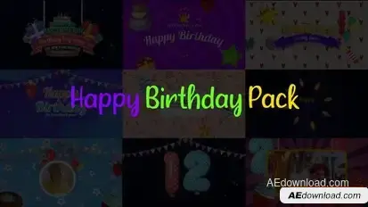 Happy Birthday Pack Openers template preview