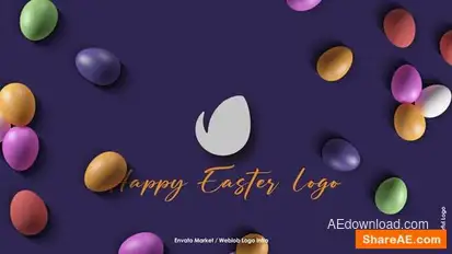 Happy Easter Logo Stings template preview