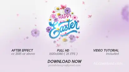 Happy Easter Opener Openers template preview