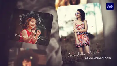 Happy Memories Video Displays template preview