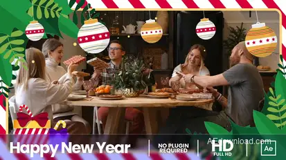 Christmas Video Displays template preview